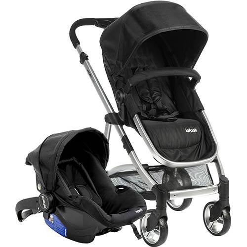 Carrinho com Bebê Conforto Epic Light - Onyx (Preto) - Infanti