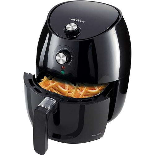 Fritadeira Elétrica Sem Óleo Air Fryer Britânia BFR10P 3,5L Preta com Timer - 127v