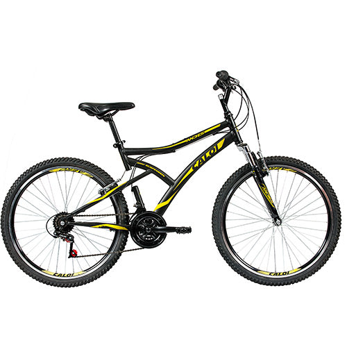 Bicicleta MTB Caloi Andes - Aro 26 - 21 velocidades - Preta