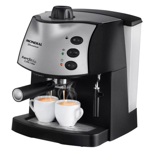 Cafeteira Expresso Mondial Coffee Cream C-08 Preta 15 Bar 127v