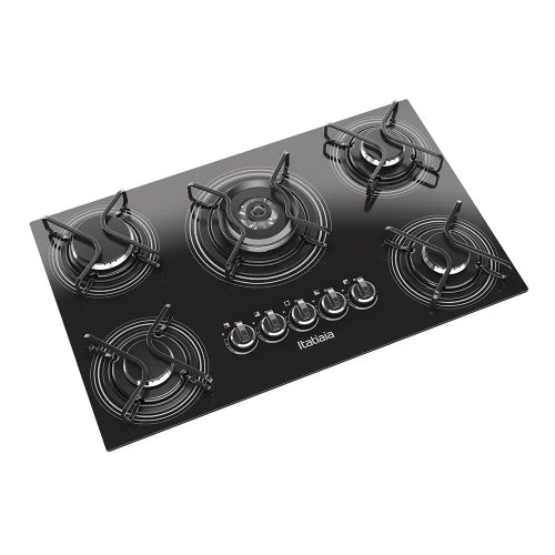 Cooktop Itatiaia 5 Bocas Tripla Chama Preto 3700000019 – Bivolt