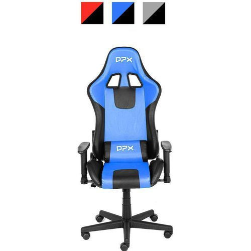 Cadeira Gamer Azul Reclinável e Giratória GT9 - DPX