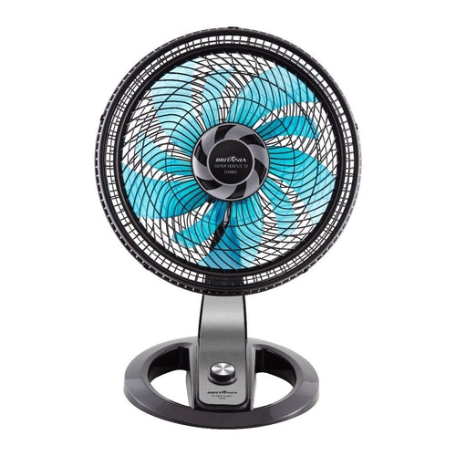 Ventilador de Mesa 47cm Britania BVT495PA Super Ventus 10 Preto 3 Velocidades - 127V