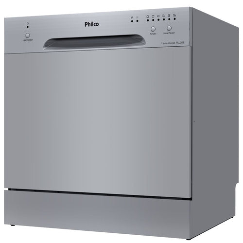 Lava-louças Philco PLL08I 8L Eco 6 programas Cinza - 110v