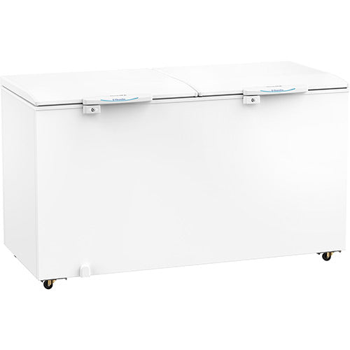 Freezer Horizontal 2 Portas 477 Lts Dupla Ação H500C Branco - Electrolux 220V