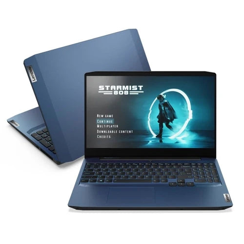 Notebook Ideapad Gaming 3i Intel Core i7-10750H 8GB (Geforce GTX 1650 4GB) 512GB SSD FHD Linux 15.6" Azul