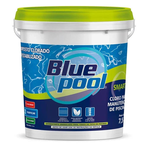 Cloro para Piscina Smart Balde 7,5 kg 252033B Bluepool by fluidra