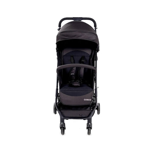 Carrinho de Bebê Travel System Minny Duo Preto Absoluto com Bebê Conforto - Cosco