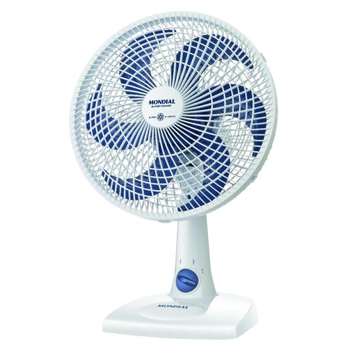 Ventilador de mesa 30cm Mondial VSP-30-W Super Power branco/azul - 127V