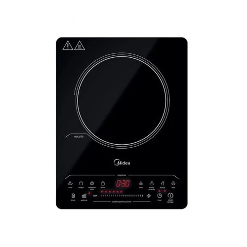 Cooktop de Indução Midea 1 Boca Portátil Preto CYAD11 – 127 Volts