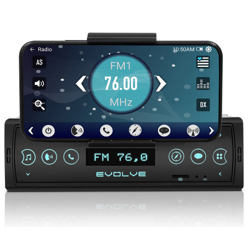 Som Automotivo Multimídia Multilaser Evolve P3352, bt, USB Frontal, Suporte Smartphone, Preto