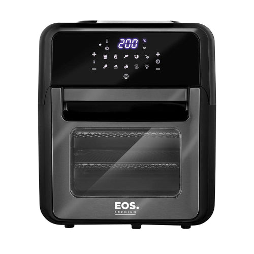 Fritadeira Sem Óleo Air Fryer Oven eos Premium 12L Digital Touch Inox Titanium EAF12T 110V