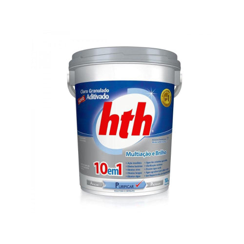 Cloro para piscinas granulado hidrosan plus - balde de 10 kg