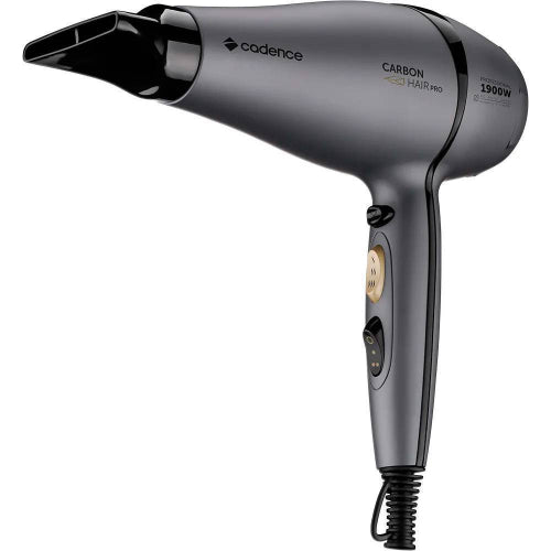 Secador de Cabelo Profissional Cadence Carbon Pró Cinza SEC810 127 V