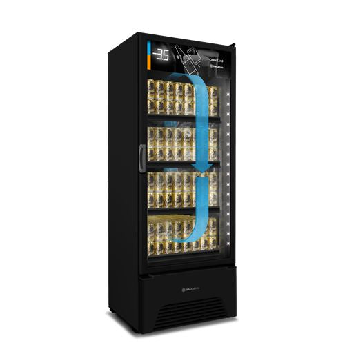 Cervejeira Expositora - 572L VN50AH Optima All Black 127v- Metalfrio