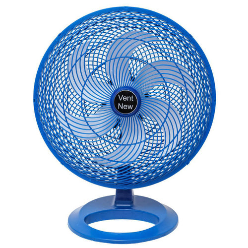 Ventilador De Mesa Oscilante 50cm Azul Branco Bivolt