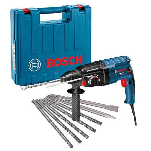 Martelete Perfurador Rompedor Rotativo Industrial Bosch gbh 2-24D, SDS-plus, 820 Watts