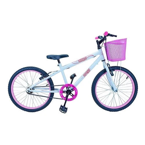 Bicicleta Infantil aro 20 Forss Bella Com Cestinha