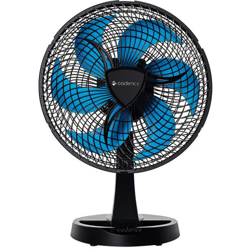 Ventilador De Mesa Cadence VTR560 New Windy 3 Velocidades Preto/Azul