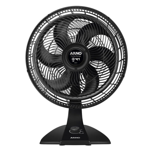 Ventilador de Mesa e Parede 40cm Arno VF42 Turbo Force, 2 em 1, 6 Pás, Preto