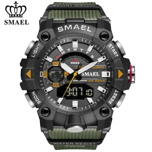 Relógio Masculino Smael 8040 Estilo Militar Sport Smael Modelo 8040 - 739