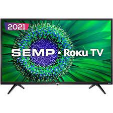 Smart TV LED 32” HD Semp R5500 VA Wi-Fi 3 HDMI 1 USB