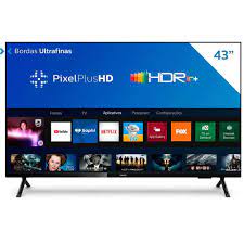 Smart TV Philips 43" Full HD 43PFG6825/78 Sem Bordas HDR Plus Wi-Fi