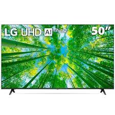 Smart TV 50" LG 4K UHD 50UQ8050 Wi-Fi Bluetooth HDR Nvidia Geforce Now ThinQ AI Smart Magic Google Alexa